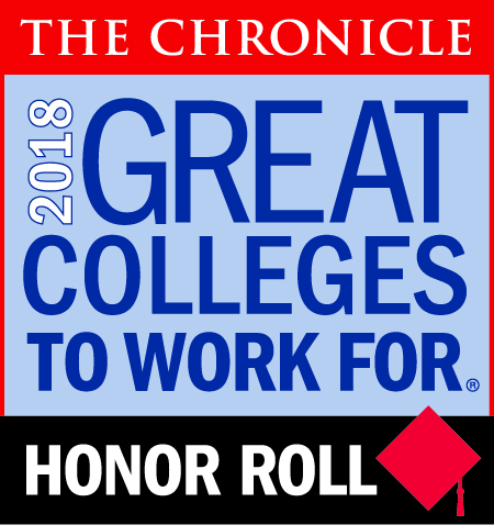 2018 Great College to Work For Logo