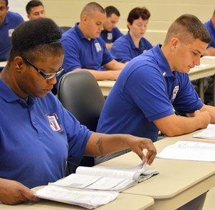 Public Safety Academy Class with Students