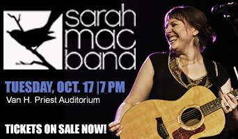 Sarah Mac Band Performs Oct 17 at NFCC