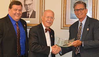 NFCC Board Honors College Attorney Bruce Leinback for 20 Years of Service