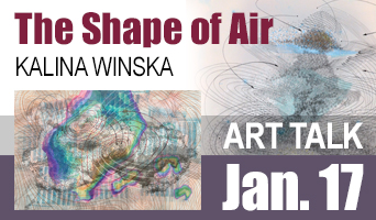 Image announcement for Kalina Winska Art Talk Jan 17 2018